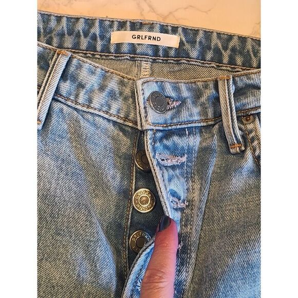 GRLFRND Denim Karolina Button Fly High Rise Skinny Jeans in You Made It | 29 EUC - Picture 7 of 12